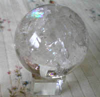 レインボー水晶